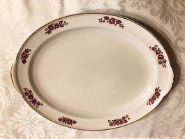 ❗Jetzt = 10.- Fr❗Große PLATTE Oval 1953, L`thal Porz ⌀41,5cm